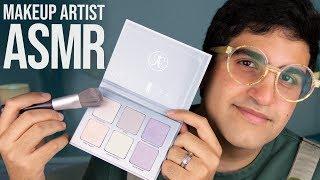 [ASMR] Makeup Artist Does Your Makeup ~ Doing Your Makeup Roleplay | Male Face Touches and Brushes