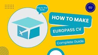 How to create a Europass CV | Europass CV Online | Europass CV Format | Europass CV Kaise banaye