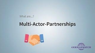 Multi-Actor-Partnerships