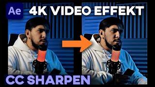 4k video effekt cc sharpen effekti after effects dasturi bilan after effects o'zbek tilida