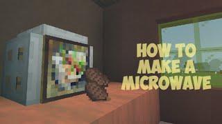 How to make a microwave in Minecraft Pe