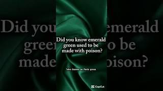 ‼️ Poisonous Emerald Green Paint ‼️#artfacts #arthistory #didyouknow #art #parisgreen #paint #facts
