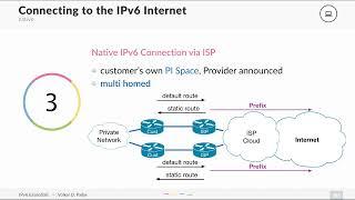 Connecting to the IPv6 Internet (BGP, Native, Tunneled, ...)