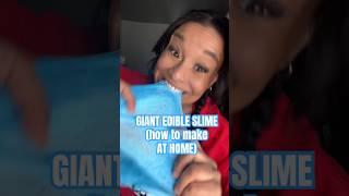 EDIBLE SLIME (how to make AT HOME diy tut) #edibleslime #slimetutorial #slime #slimevideo