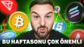 Bitcoin'de Hedef 70,000$!! Altcoinler Ne yapacak?? Haftasonu için Kripto Para Piyasasına Genel Bakış