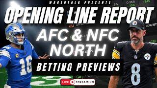 2025 NFL Season Betting Previews | NFC North & AFC North Team Predictions | NFL Opening Line Report