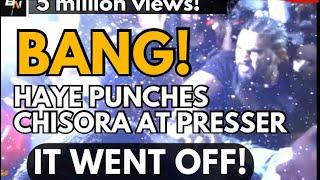 HAYE-CHISORA PRESS BRAWL IN MUNICH (ORIGINAL FOOTAGE)
