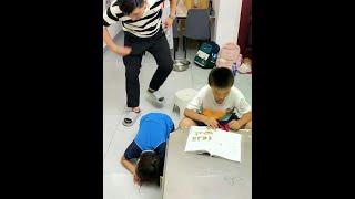It's all about tricks. #Funny daily life of cute babies #Family comedy
