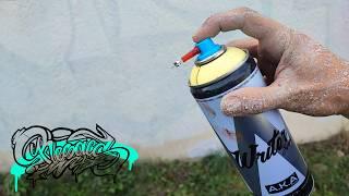  Graffiti Letters with The Twin Needle Cap FTN1 Adapter For Spray Paint    [ Fadebomb Tool ]