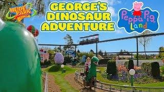 George's Dinosaur Adventure at Peppa Pig Land Heide Park (April 2024) [4K]