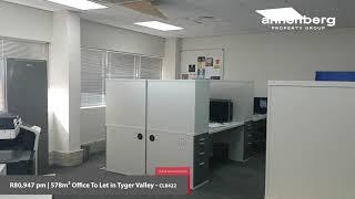CL8422 - R80,947 pm | 578m² Office To Let in Tyger Valley