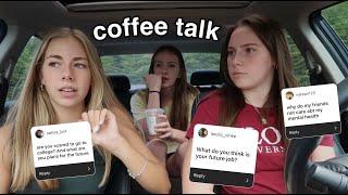 trying starbucks NEW fall drinks and answering your questions... Q&A