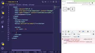 How to Code an Increment Decrement Counter - Beginner Javascript Practice