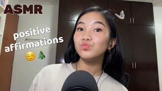 ASMR | Positive Affirmations, Mouth Sounds, Hand Movements 