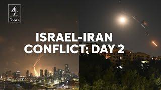 Iran-Israel conflict escalates as strikes continue for second day