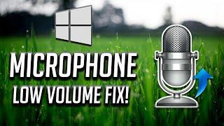 How to Fix Low Microphone Volume | Make Your Mic Louder in Windows 10 [2024]