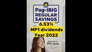 6.53% MP1 Dividends Earnings for Year 2022 #MP1 #MP1dividends #MP1regularsavings