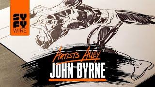 John Byrne Draws Cyclops (Artists Alley) | SYFY WIRE