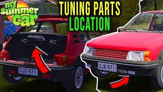 PANIER 250 - TUNING PARTS LOCATION - My Summer Car Tips #22 | Radex