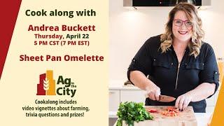 Cook along with Andrea Buckett | Sheet Pan omelette
