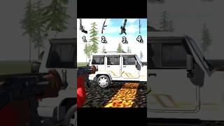 kon se gun is Bolero car ko Blast kar payege #indianbike3d #gaming #viralshort #triending