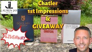 Chatler Parfums First Impressions and Giveaway. #giveaway #newperfume #chatlerparfum