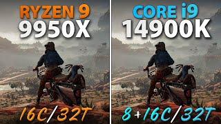 Ryzen 9 9950X vs i9-14900K // Test in Games 11 [w/ Ryzen Patch]