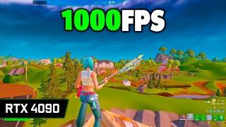 Fortnite RTX 4090 24GB + Ryzen 7 9800X3D 1000 FPS