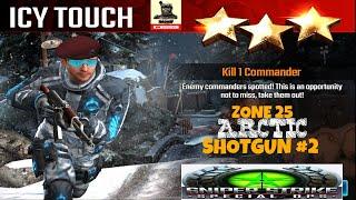 Campaign Zone 25 Arctic Icy Touch Shotgun mission #2 Sniper strike : special ops