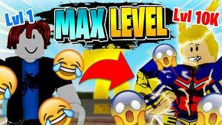 I WON'T STOP STREAMING UNTIL I'M MAX LEVEL! [Boku No Roblox]