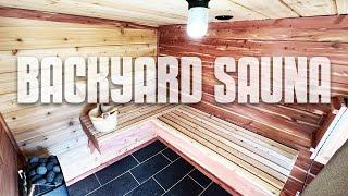 You NEED a Sauna in your Backyard | DIY SAUNA BUILD