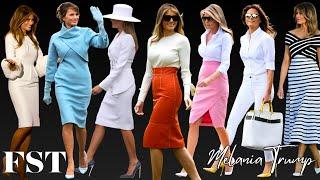 Melania Trump's Stunning Signature Wardrobe: Effortlessly Elegant, Always Chic #melaniatrump #trump