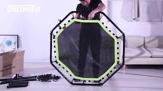 Workout Trampoline Mini Assemble and Use OT105 | ONETWOFIT