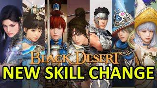 NEW SKILL CHANGE PREVIEW Sorceress, Tamer, Valkyrie, Kunoichi, Ninja, Wizard, Witch Black Desert BDO