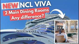 How good is the complimentary food at the new NCL ship? Main Dining Room at Norwegian VIVA