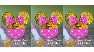 Piñata Silueta Minnie Mouse | Creaciones Mágicas Sarahí | Minnie Mouse 