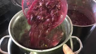 making grape jelly from SCRATCH ( grandma style) sure jell