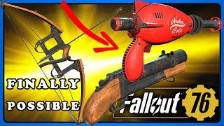 Fallout 76: Crazy New Weapon Combo - Not Available before Legendary Crafting. Try It.