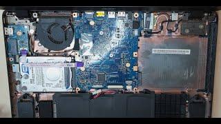 Acer Aspire ES1-512 Disassembly and cleaning / thermal paste replacement + ram upgrade