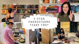 5 Star Predictions p2 ft. apartment hunting  WEEKLY READING VLOG #12
