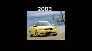 Evolution Of Audi A3 (1996-2023) #evolution #audi #a3 #audia3sportback #cars #shorts