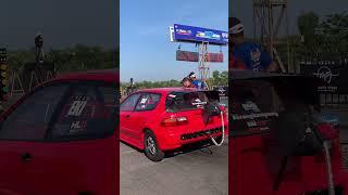 ESTILO DRAG ALLMOTOR 11SEC K24 TEAMEKITOYAMA ORD EXHAUST KNALPOT #automobile #dragracing #motorsport
