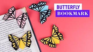 ОРИГАМИ БАБОЧКА ИЗ БУМАГИ / ORIGAMI Butterfly bookmark / КАК СДЕЛАТЬ БАБОЧКУ СВОИМИ РУКАМИ