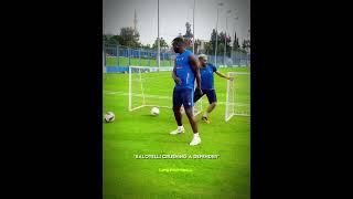 Respect Balotelli For Crushing A Freestyler Defender #shorts #football #soccer