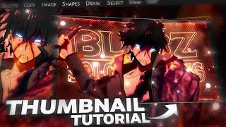 How To Make AMV/Edit Thumbnail On Android | @Blubzz Thumbnail Preset | IbisPaintX Tutorial #gfxpack