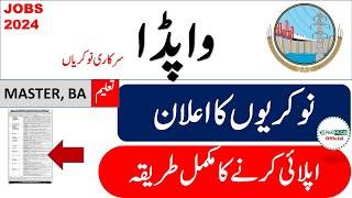 Latest Wapda Government Jobs 2024 || How to apply for this job