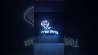Spooky Pinball Neon Sign Home Bar Pub Pinball Room Wall Decor 19x15