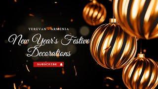  Yerevan Glows: Stunning New Year Decorations!  #christmas #armenia #yerevan