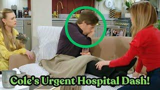 Young and the Restless Drama: Cole's Urgent Hospital Dash & Kyle's Shocking Deal with Victor!