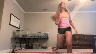 how to do a backhand spring on your air track!